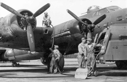 Fueling the B-17